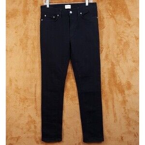 BLK DNM Jeans Mens Size 32x32 Black Wash Modern Slim Rise Mid Rise JEANS 05 $190